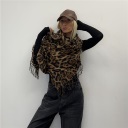 sciarpa  in viscosa calda animalier